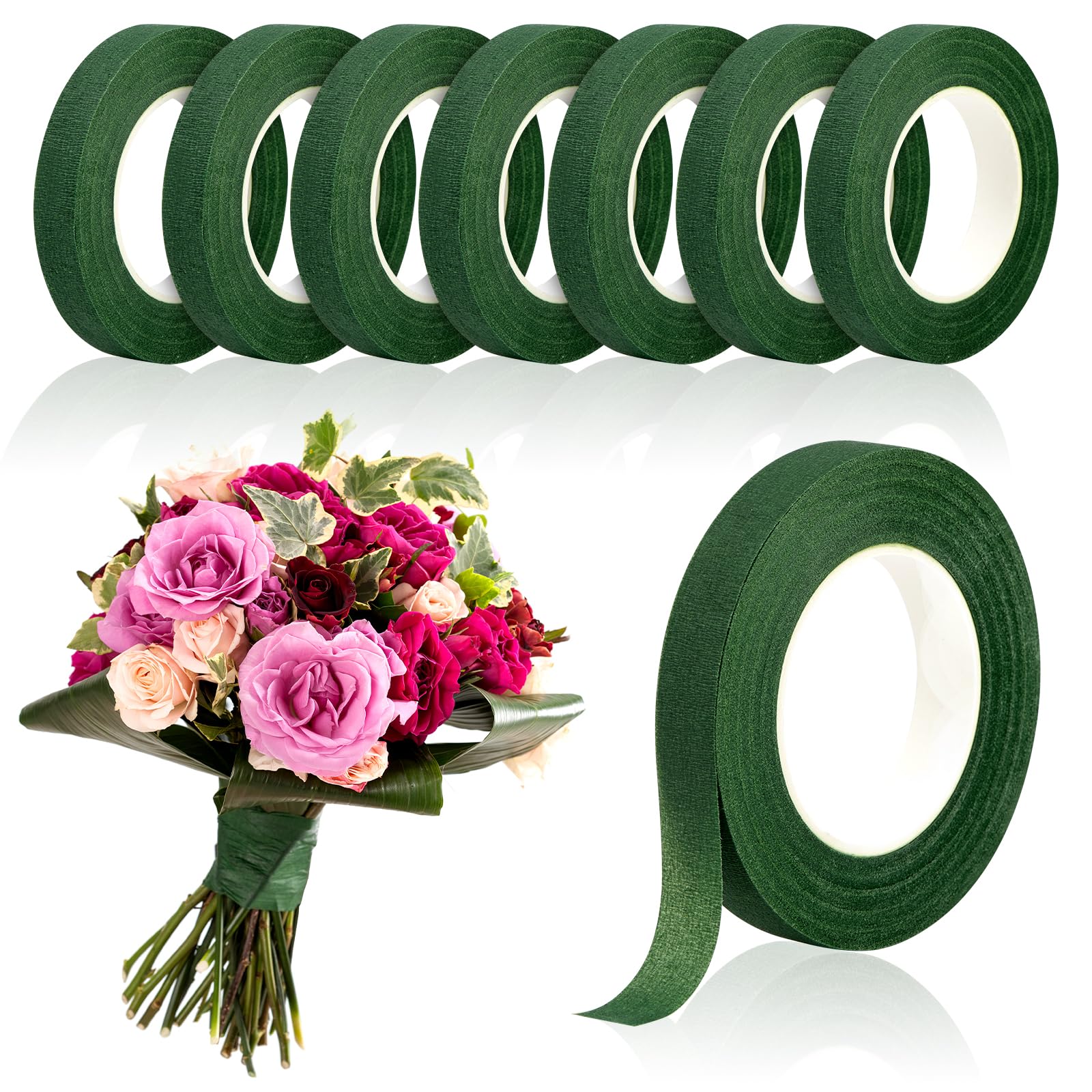 Supply For Florist - Cinta Floral Verde de 20 Yardas,