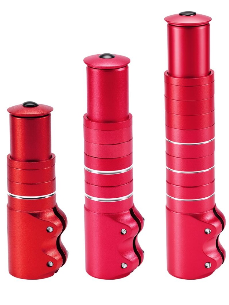 Stem Extender Tube - Extensor de manillar ajustable para bicicleta,