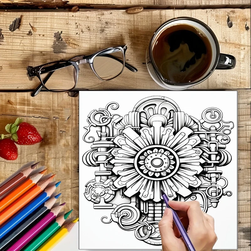 Libro para colorear de flores  - Flower Supplies reseña y precio