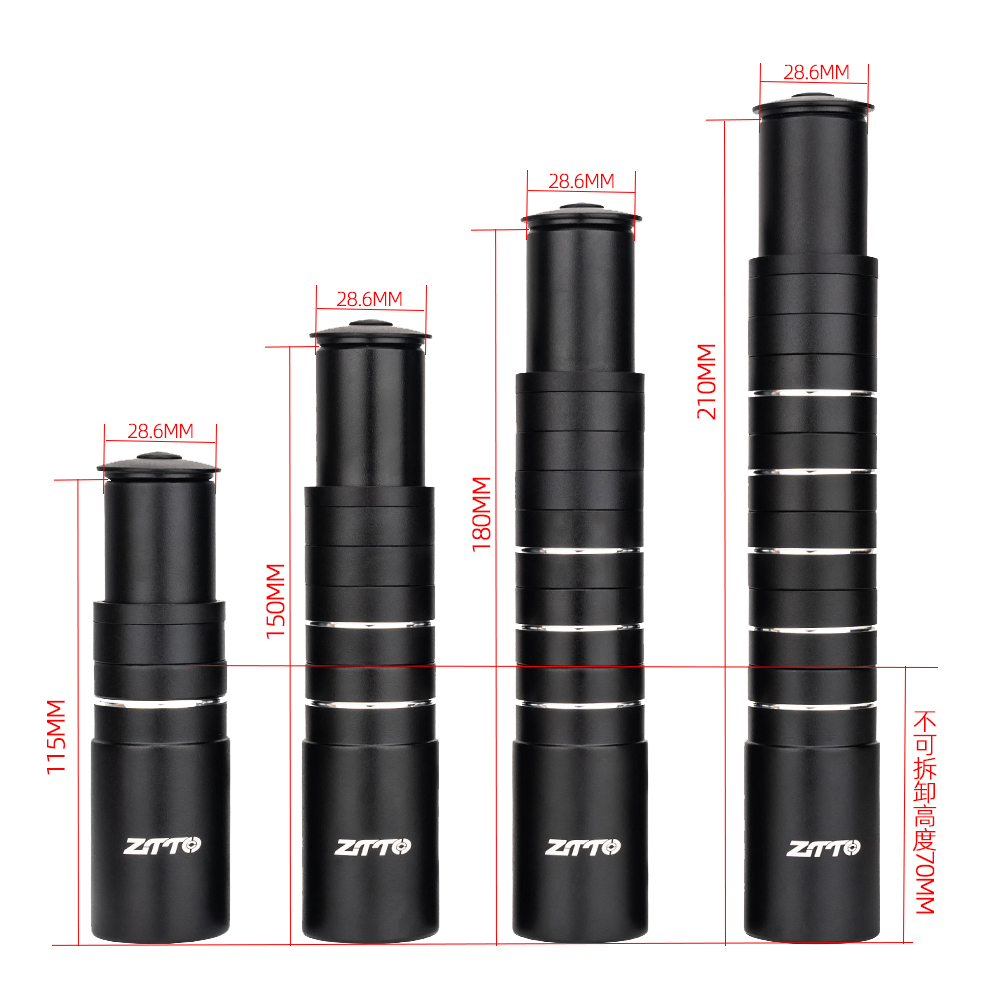 ZTTO-extensor de altura para h - Stem Extender Tube reseña y precio